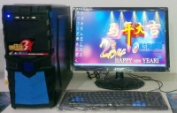剑灵五档GTX650独显专业游戏四核组装机台式电脑整机22寸液晶屏